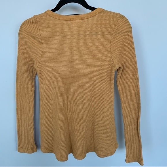 t. la Waffle Knit Long Sleeve Top Size XS - Picture 5 of 5